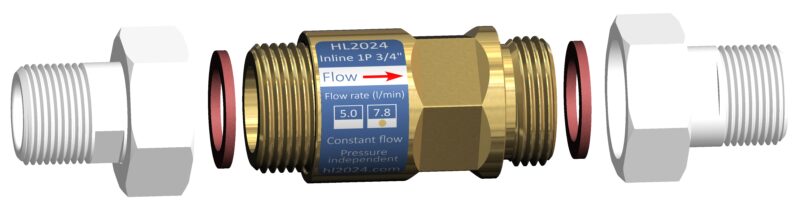 Control Flow Connect ¾“ 5,0 l/min - Afbeelding 4