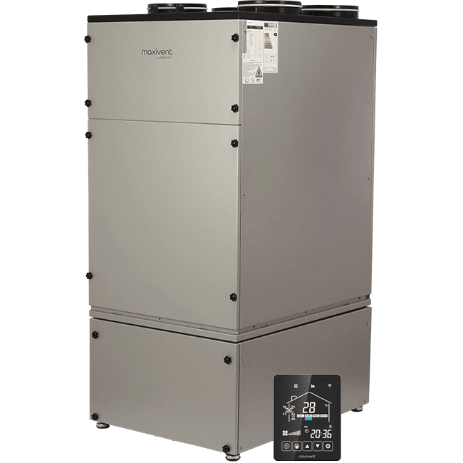 Klimaatsysteem Maxivent Econox WTW unit met warmtepomp