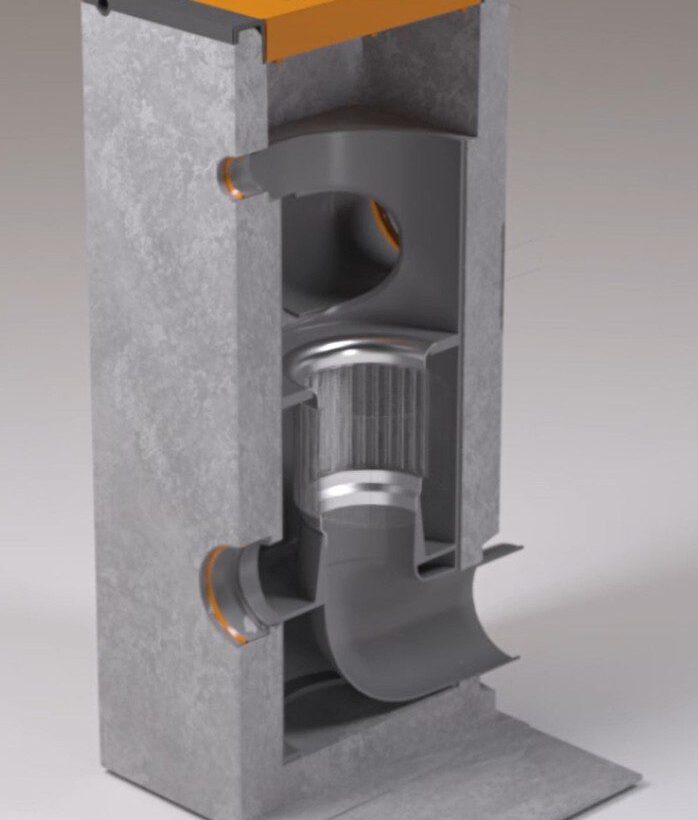 RVS filter Cycloon filter put